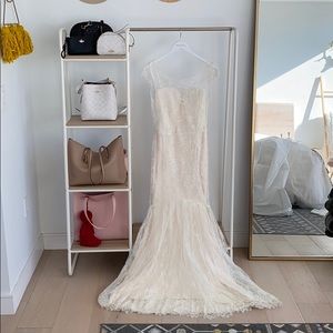 New Handmade Sarah Seven designer wedding gown